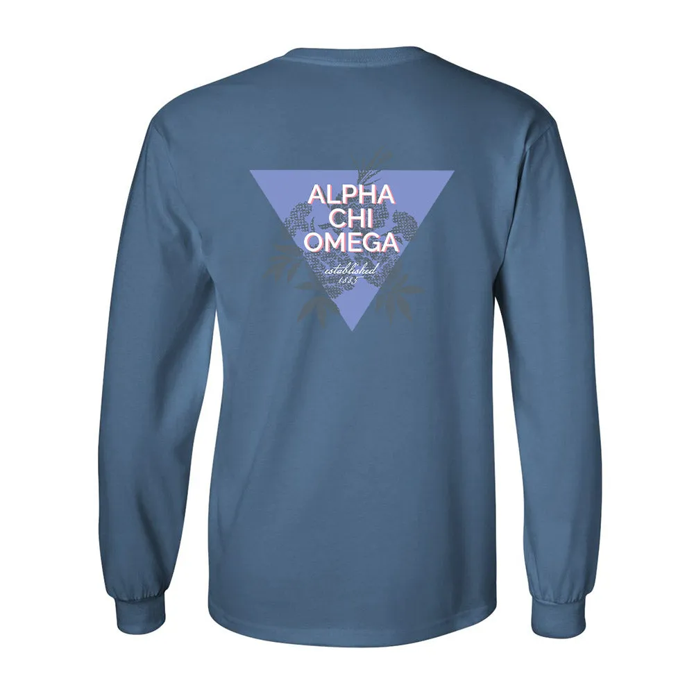 Alpha Chi Omega // Long Sleeve Flower
