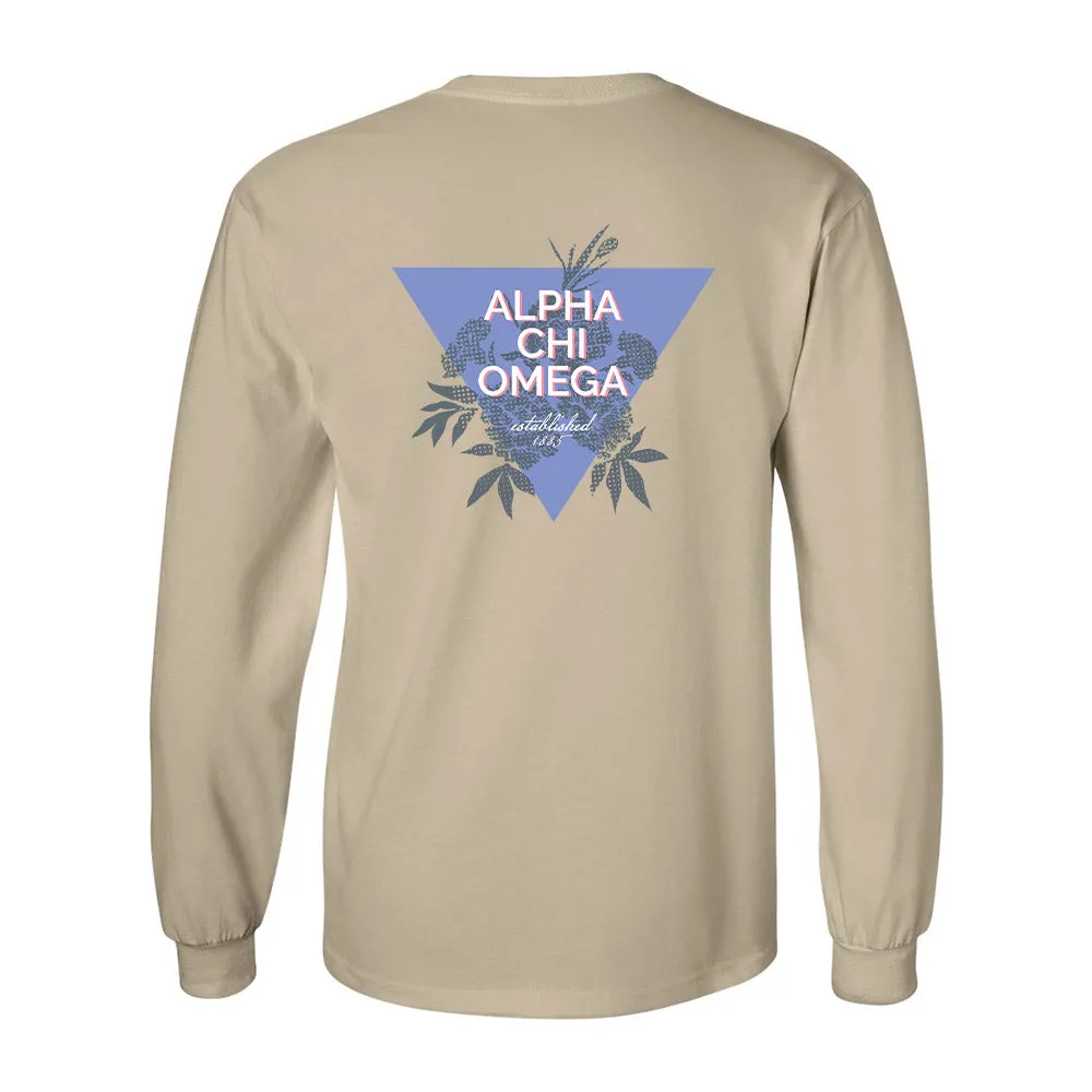 Alpha Chi Omega // Long Sleeve Flower