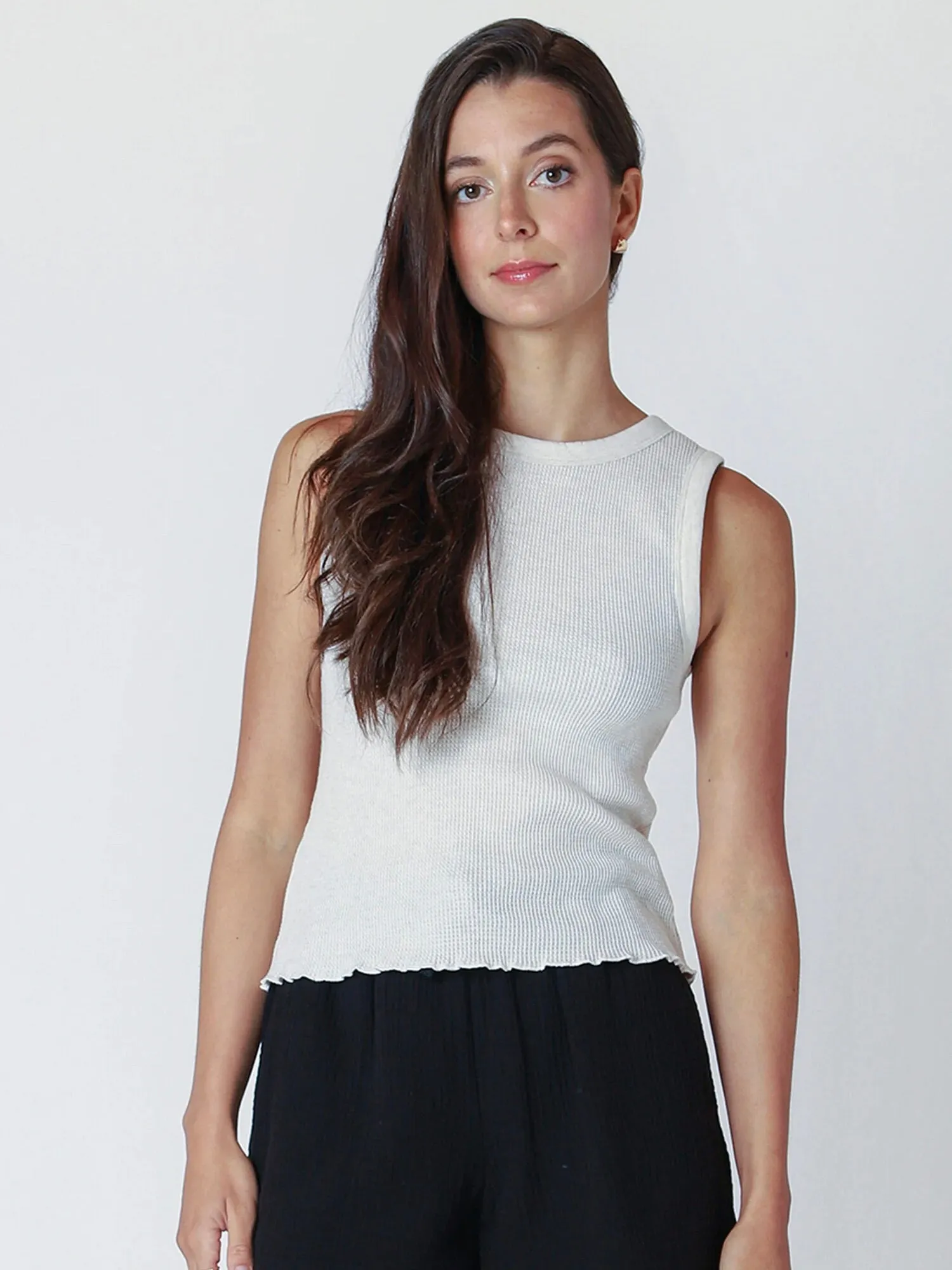 Amanza Waffle Knit Tank