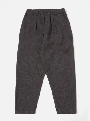 Anders Wool Pleated Track Pant | Grey