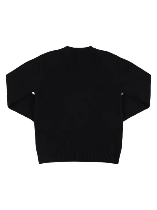 Balmain   Wool blend knit sweater 