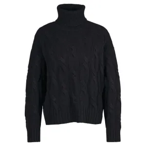 Barbour Pendula Ladies Roll Neck Knit - Black