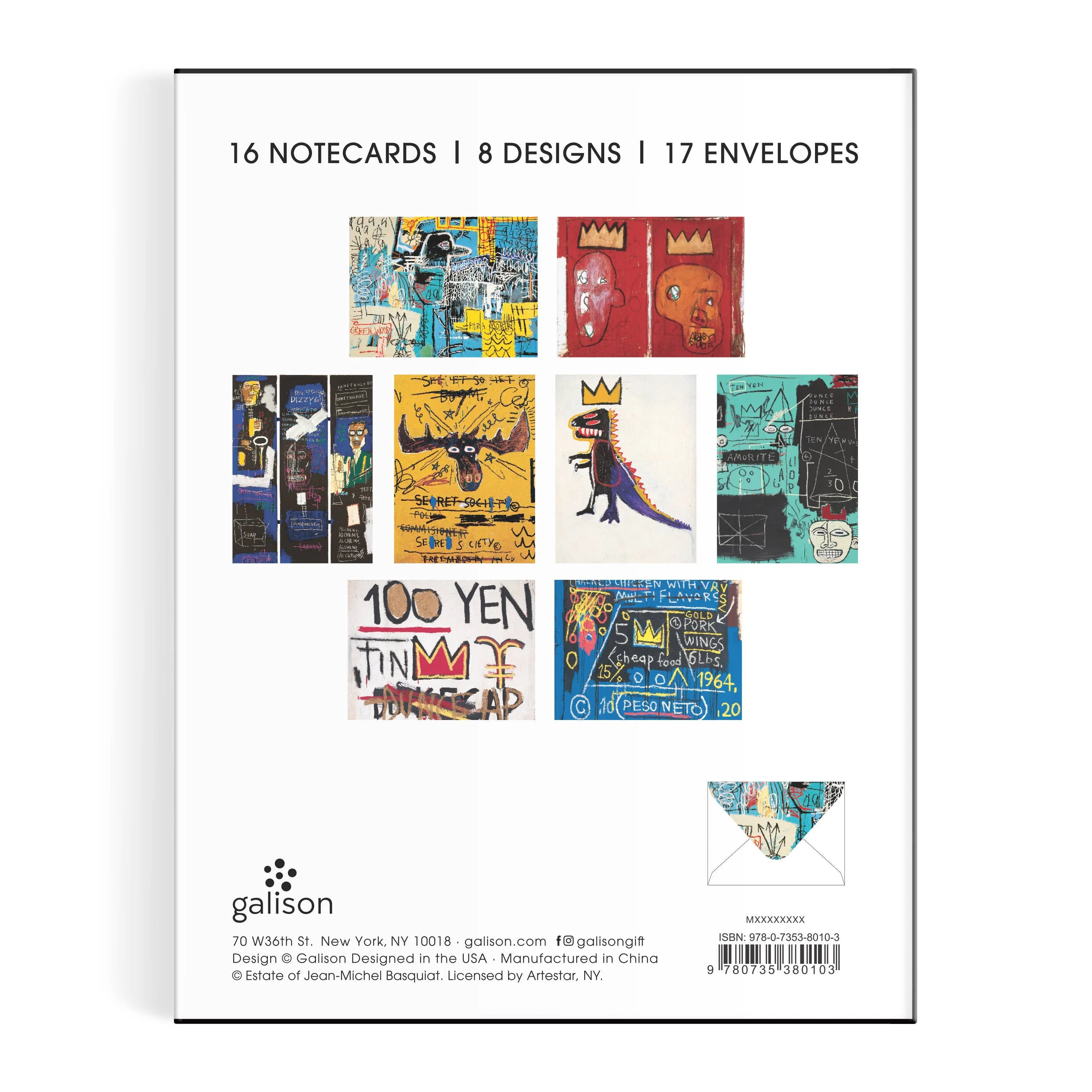 Basquiat Greeting Card Set