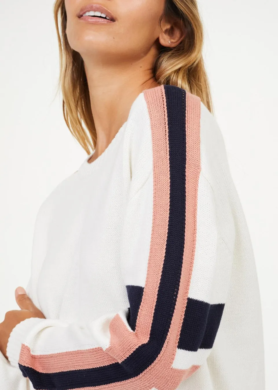 Boo Knit Top, White