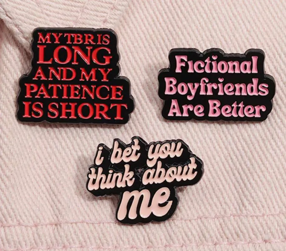 Book Funny Lapel Pins