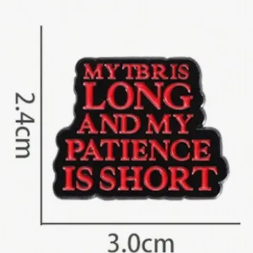 Book Funny Lapel Pins