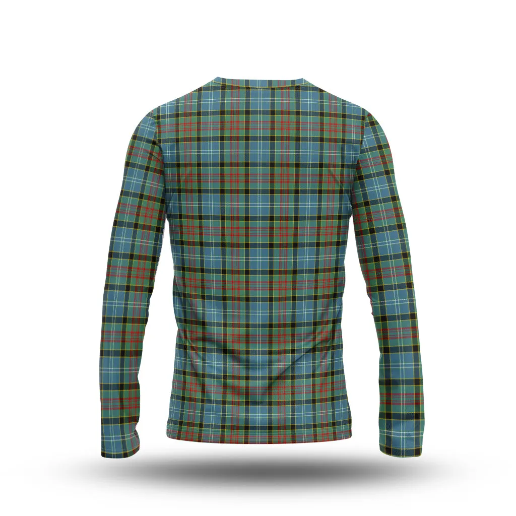 Brisbane Tartan Long Sleeve T-Shirt with Family Crest