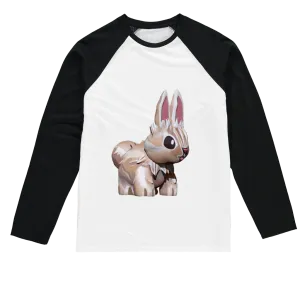 Bunny Sublimation Baseball Long Sleeve T-Shirt