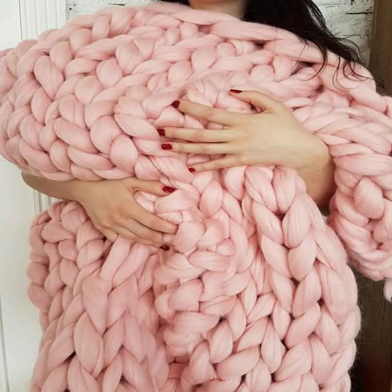 Chunky Knit Blanket