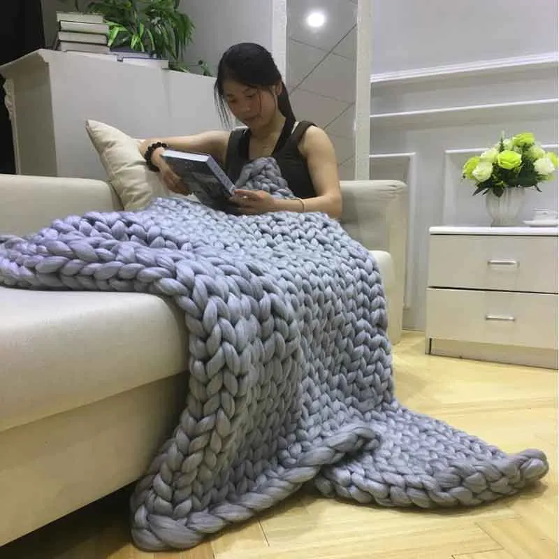 Chunky Knit Blanket
