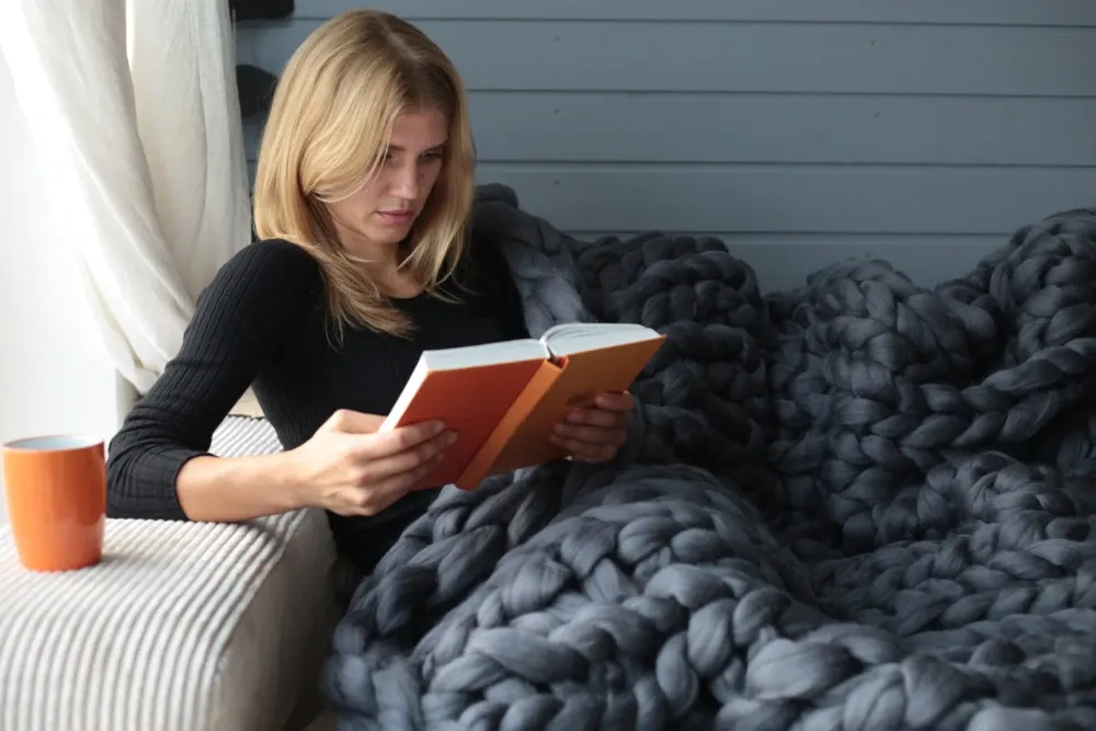 Chunky Knit Blanket