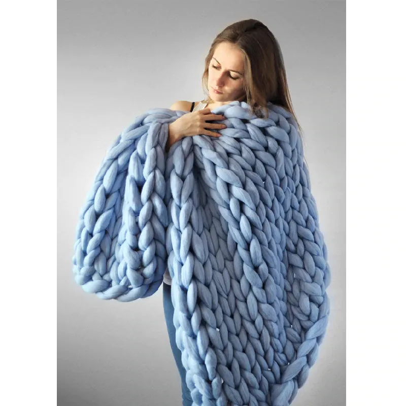 Chunky Knit Blanket