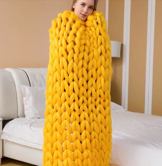 Chunky Knit Blanket