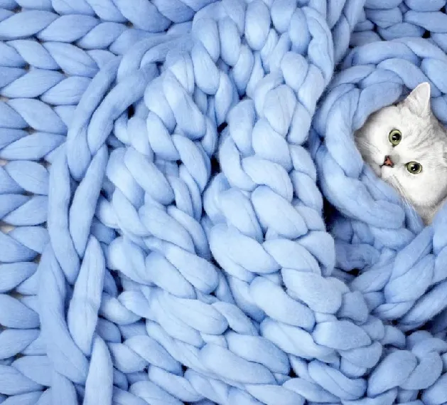 Chunky Knit Blanket