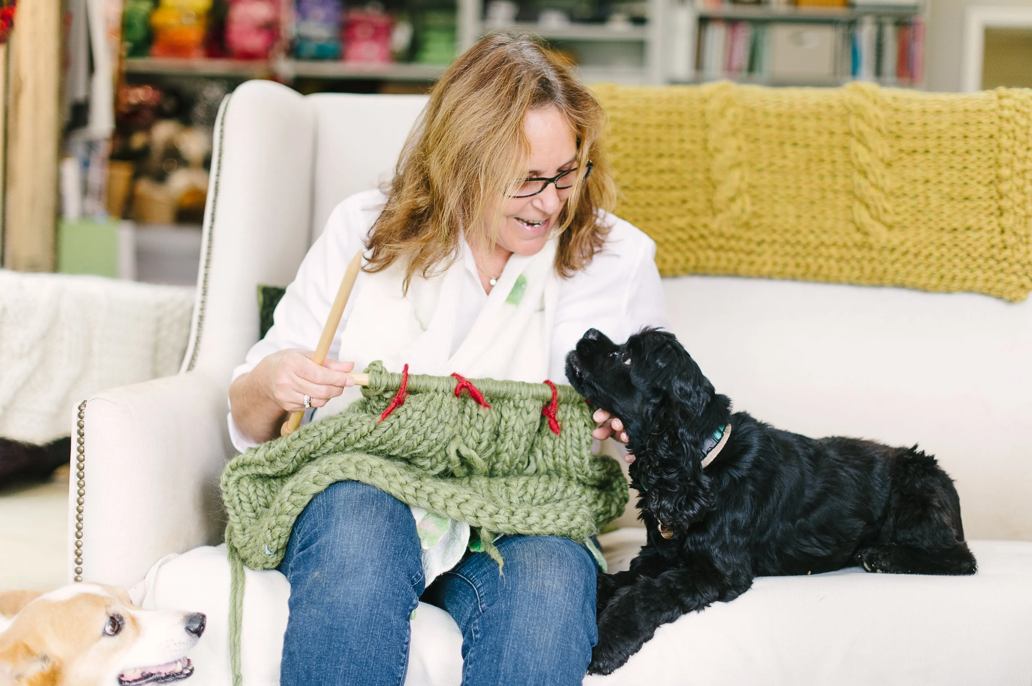 Chunky Knit Lap Blanket