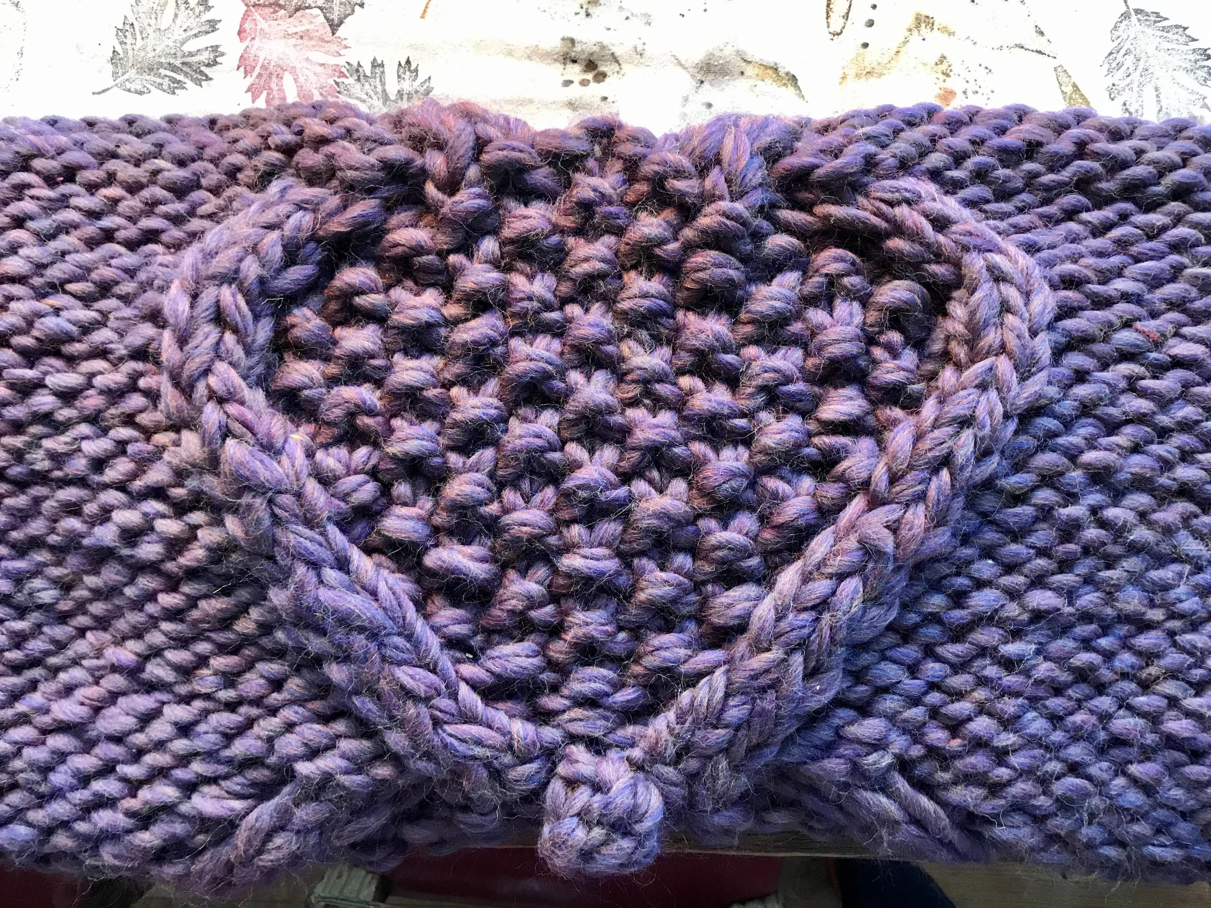 Chunky Knit Lap Blanket