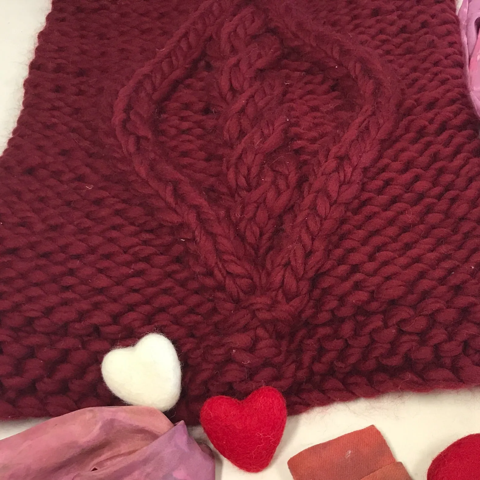 Chunky Knit Lap Blanket