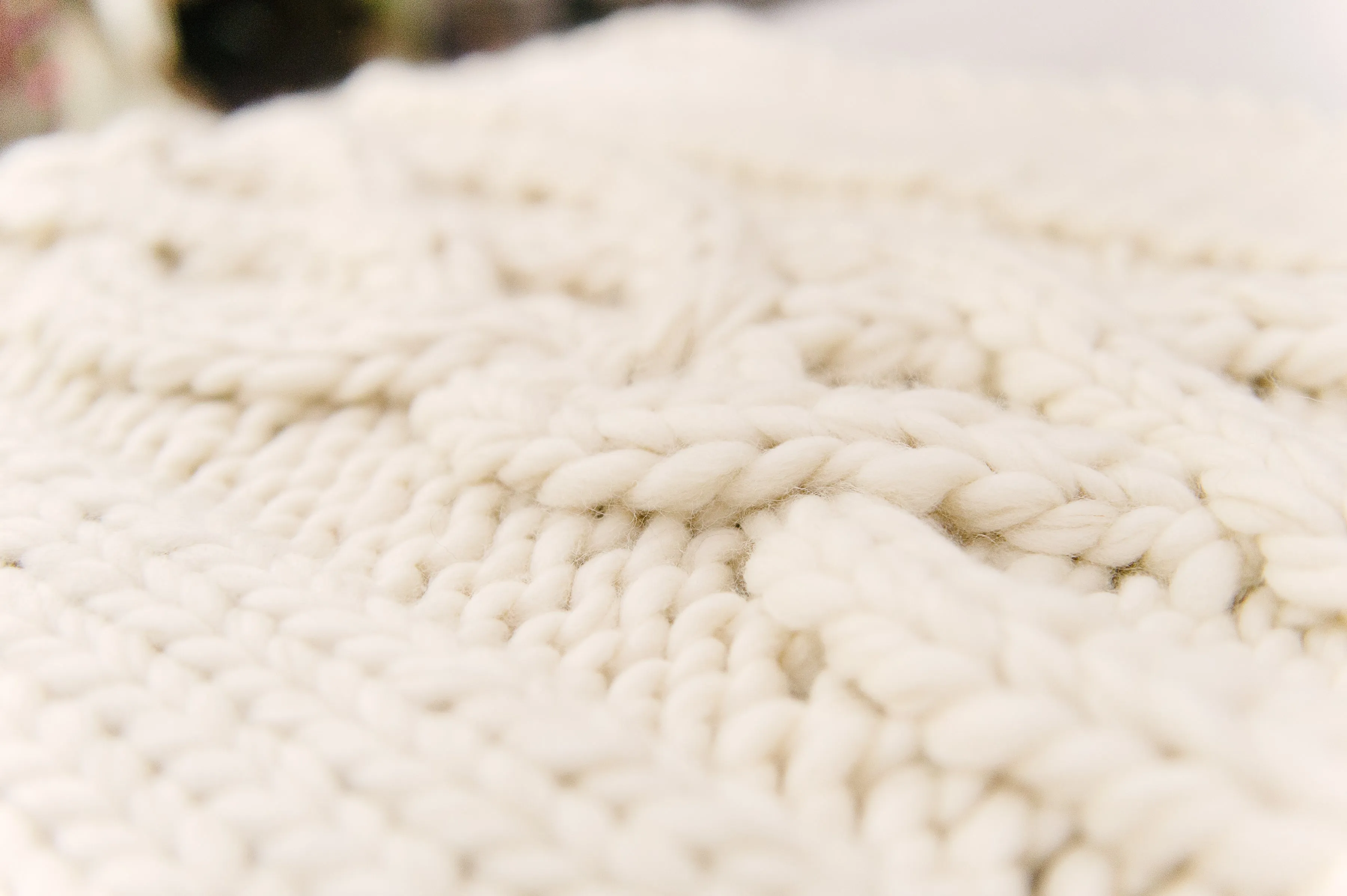 Chunky Knit Lap Blanket