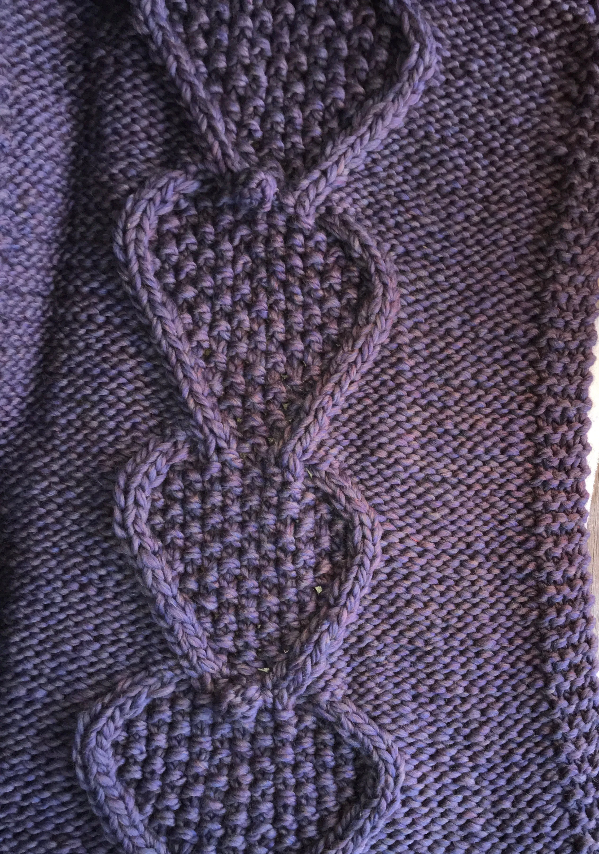 Chunky Knit Lap Blanket