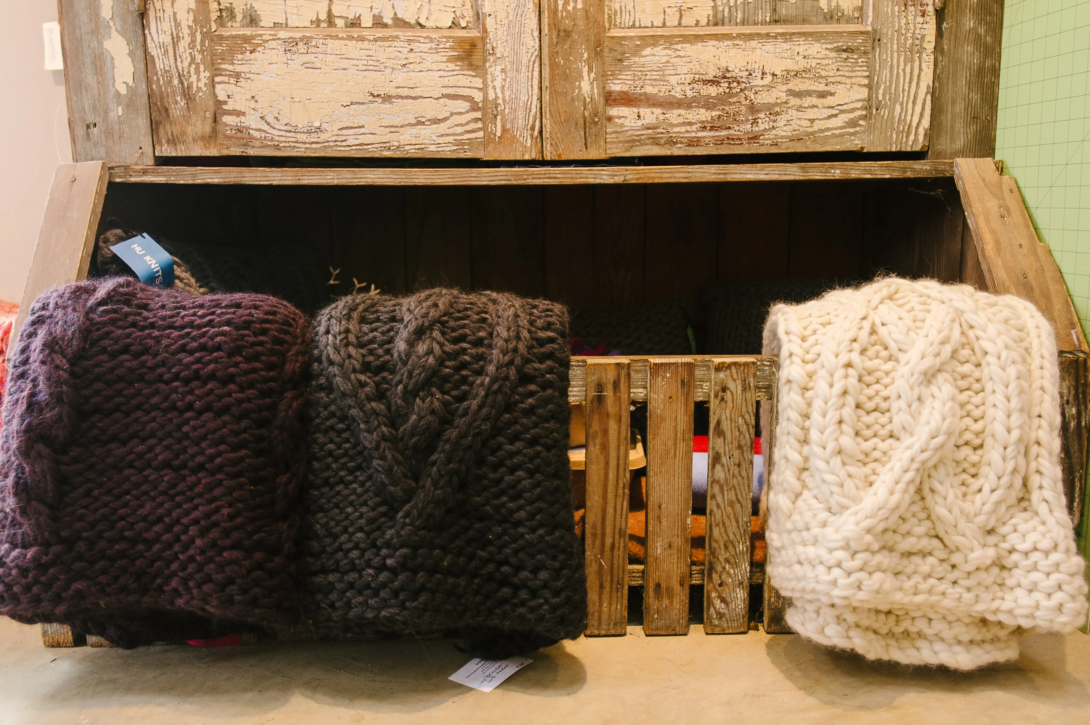 Chunky Knit Lap Blanket
