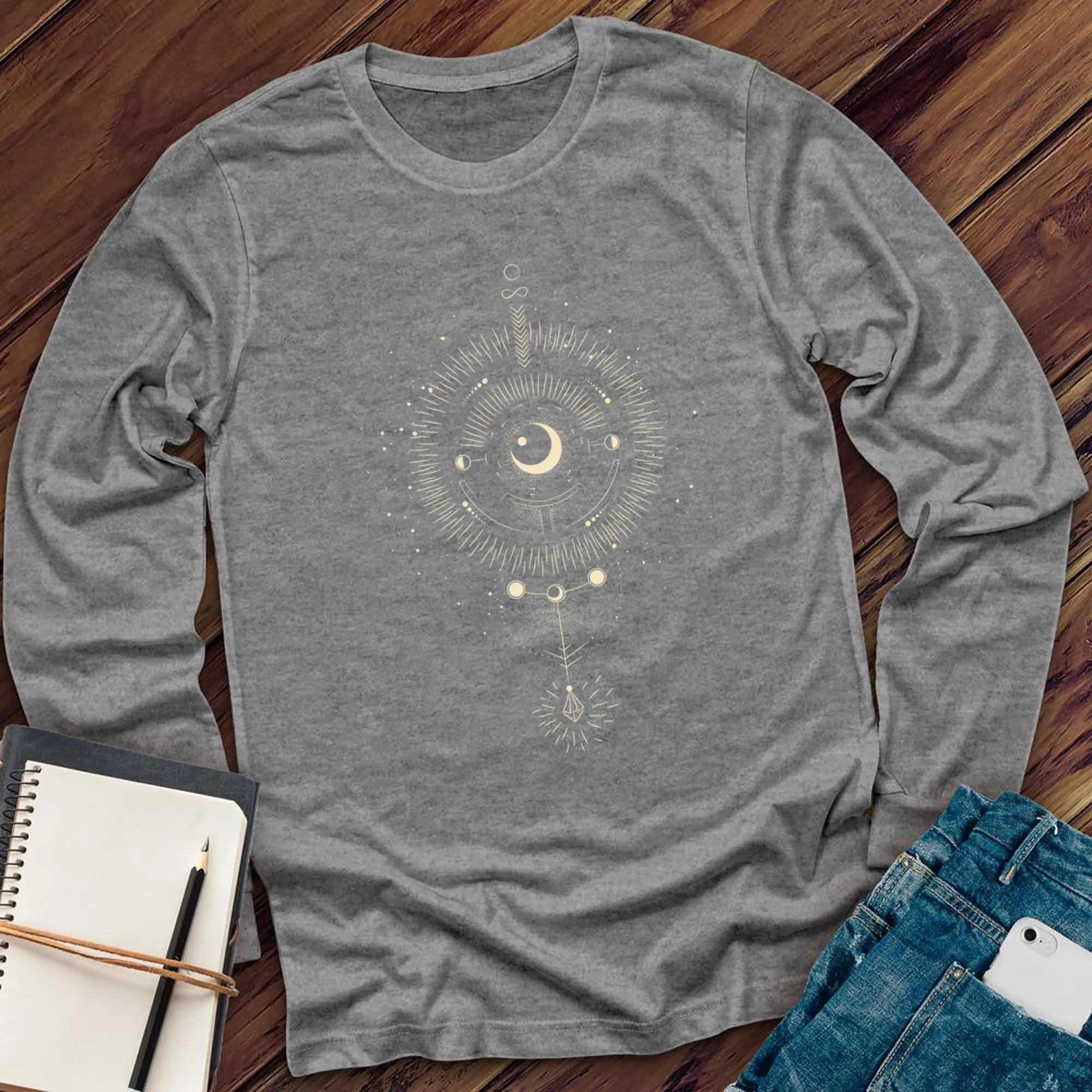 Cosmic Gem And Moon Long Sleeve