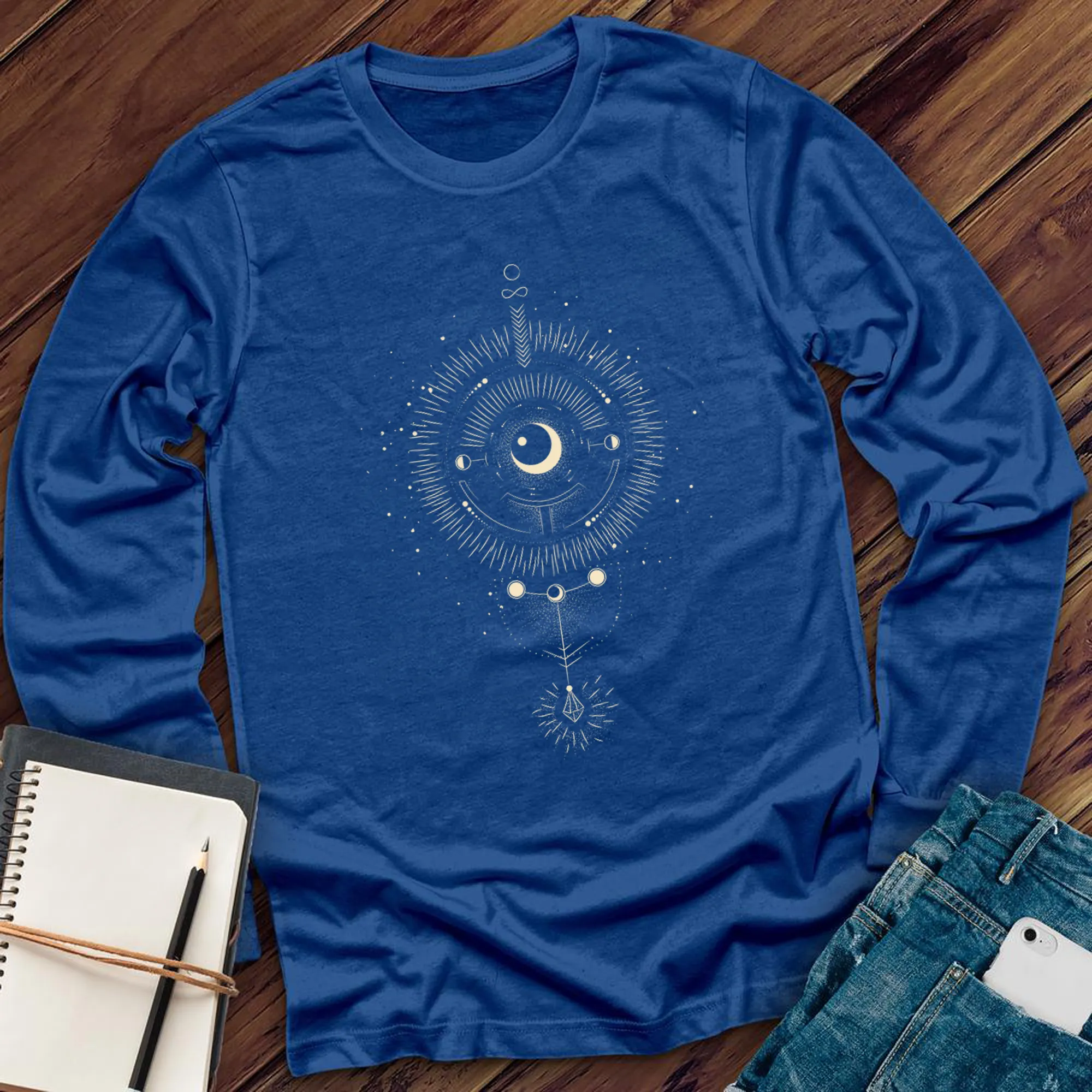 Cosmic Gem And Moon Long Sleeve