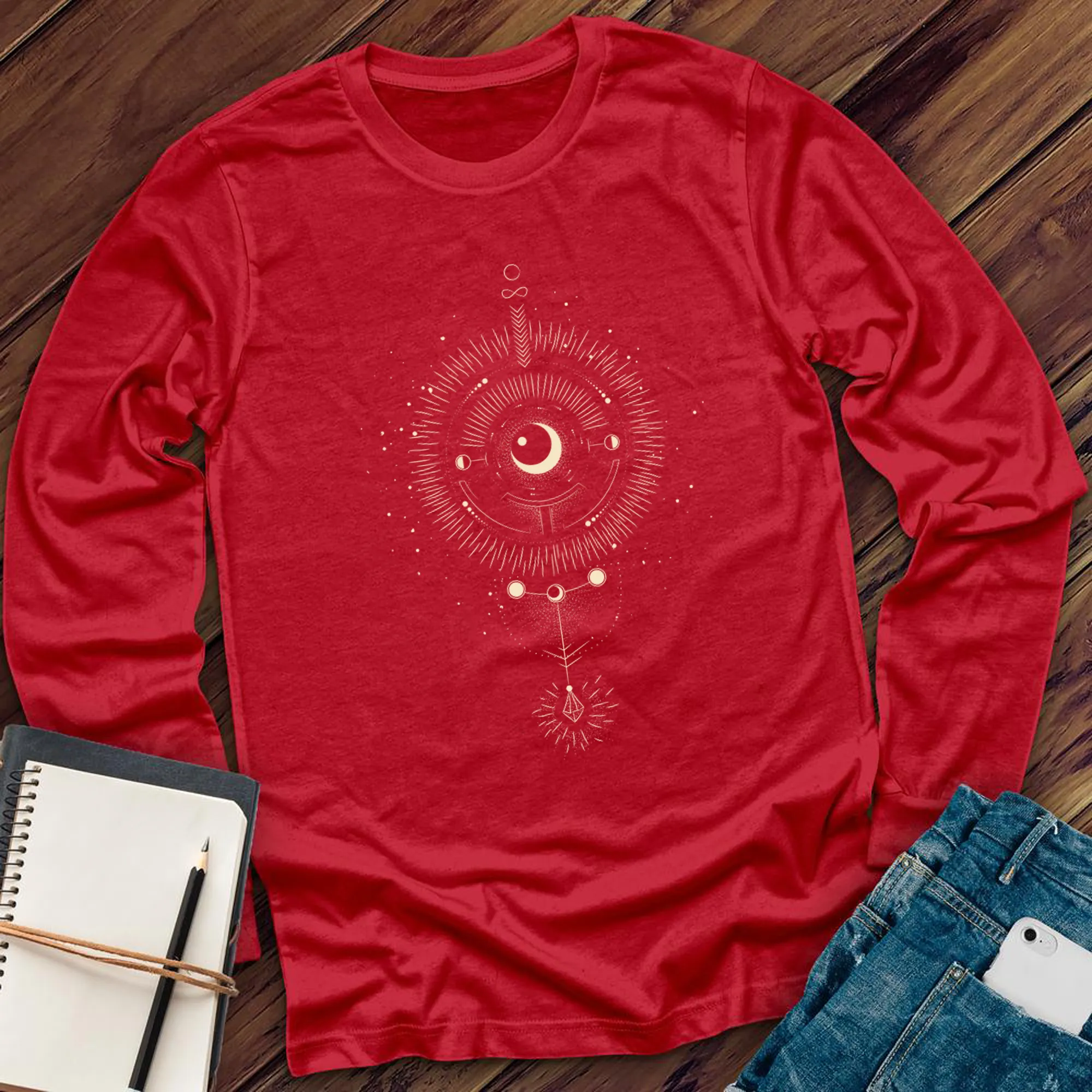 Cosmic Gem And Moon Long Sleeve