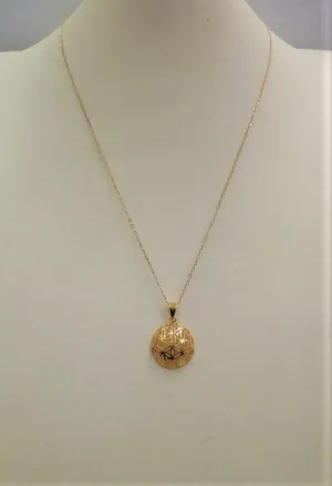 Domed Lattice Pendant