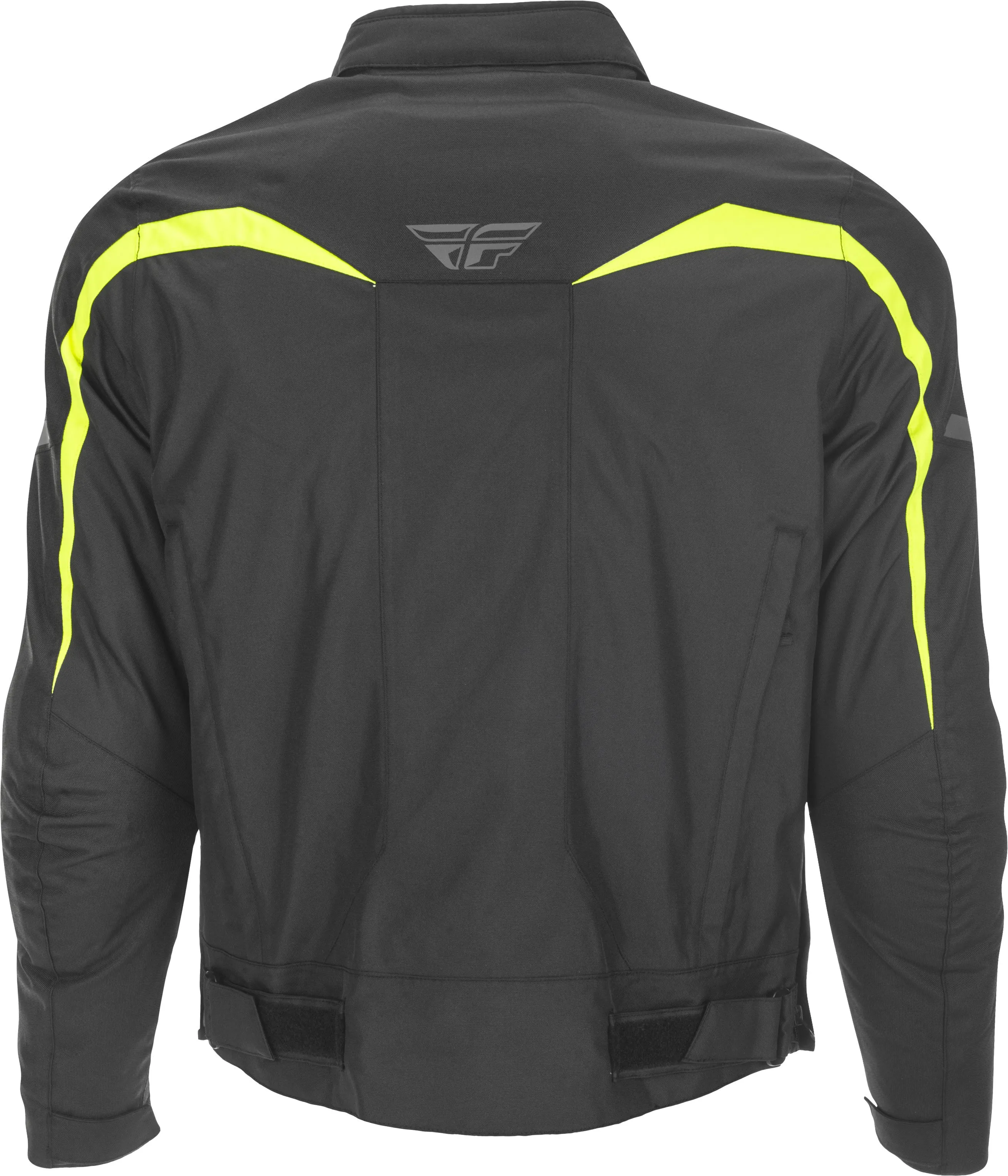 FLY RACING BUTANE JACKET BLACK/HI-VIS 2X 477-2044-6