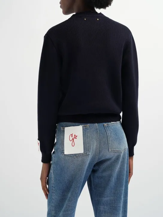 Golden Goose   Golden cotton knit crewneck sweater 