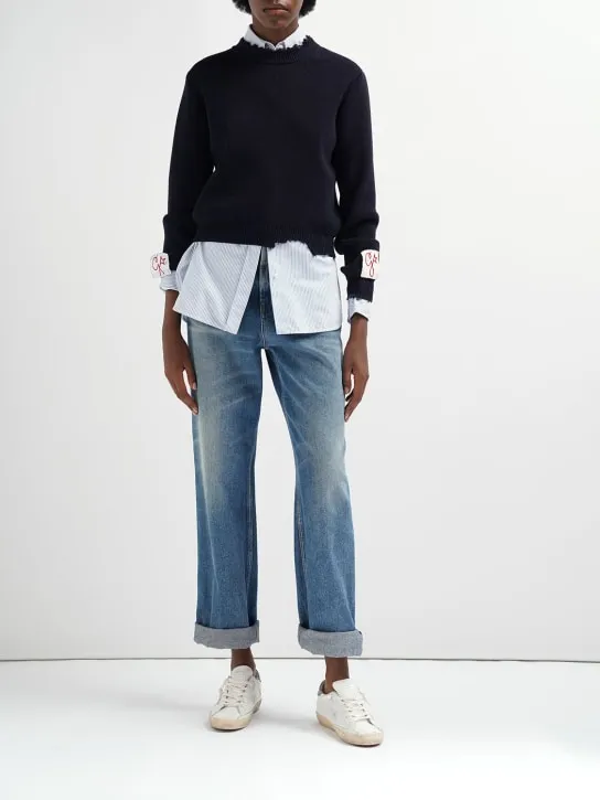 Golden Goose   Golden cotton knit crewneck sweater 