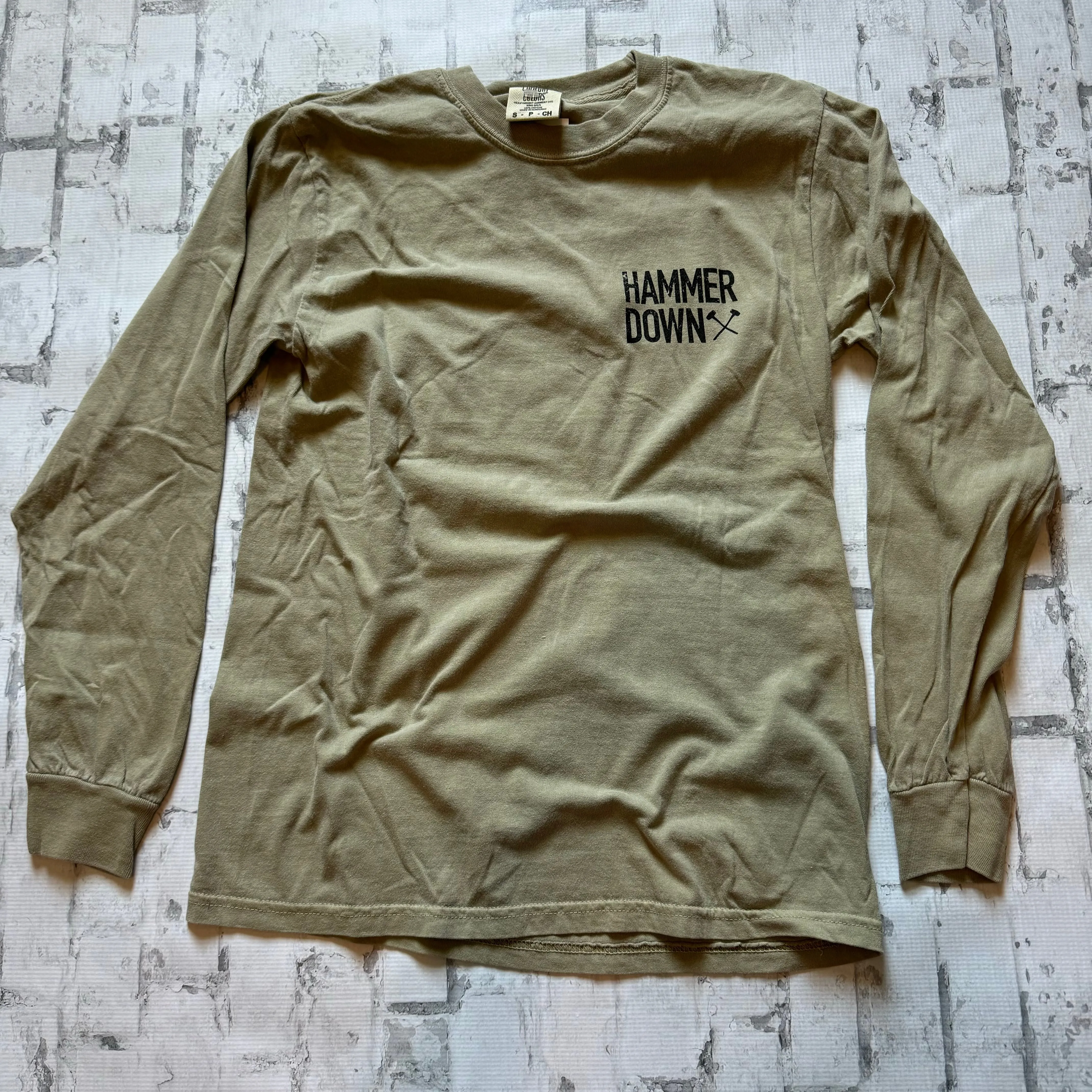 Hammer Down "Sasquatch" Long Sleeve T-shirt - Sage