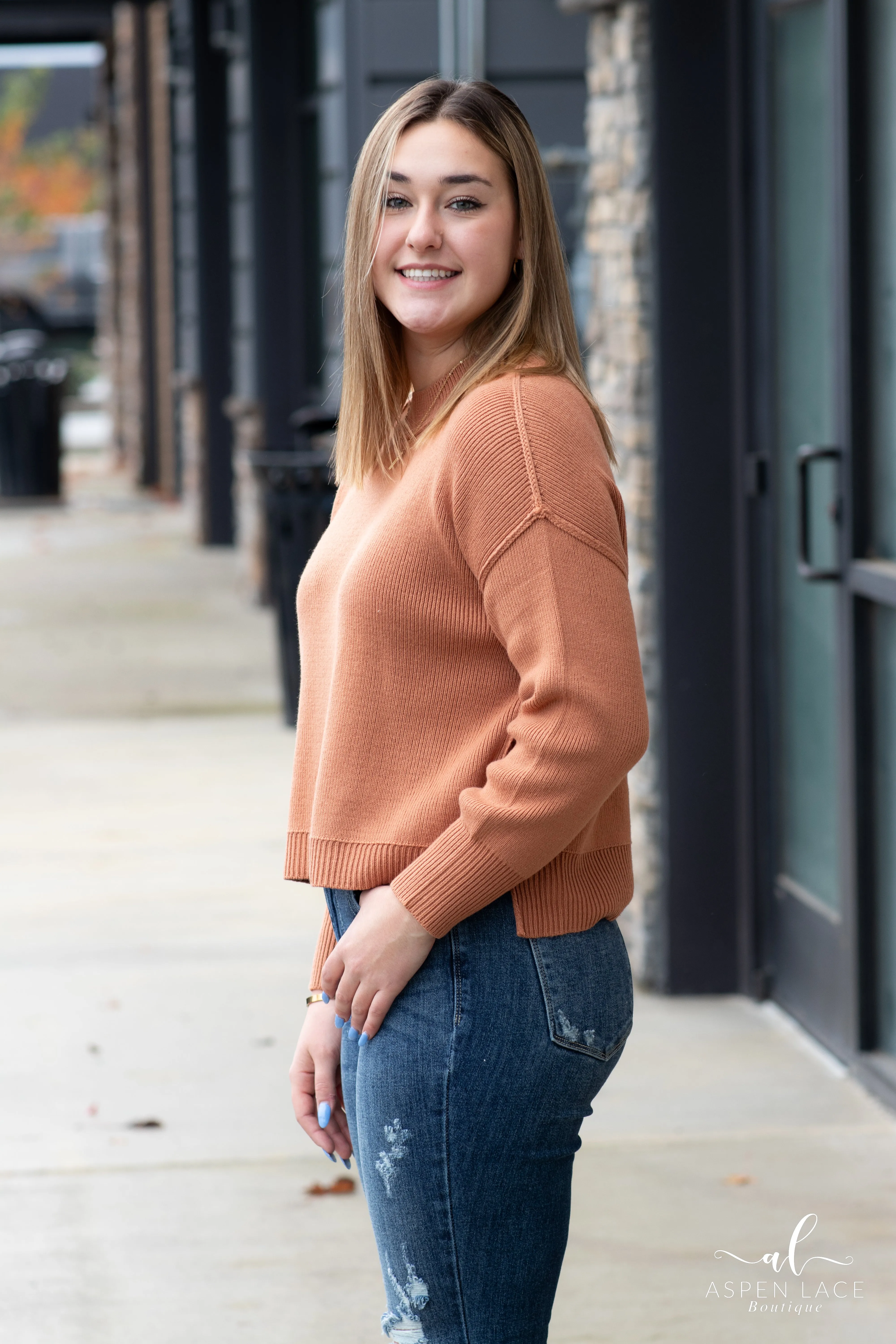 Harper Sweater (Apricot)