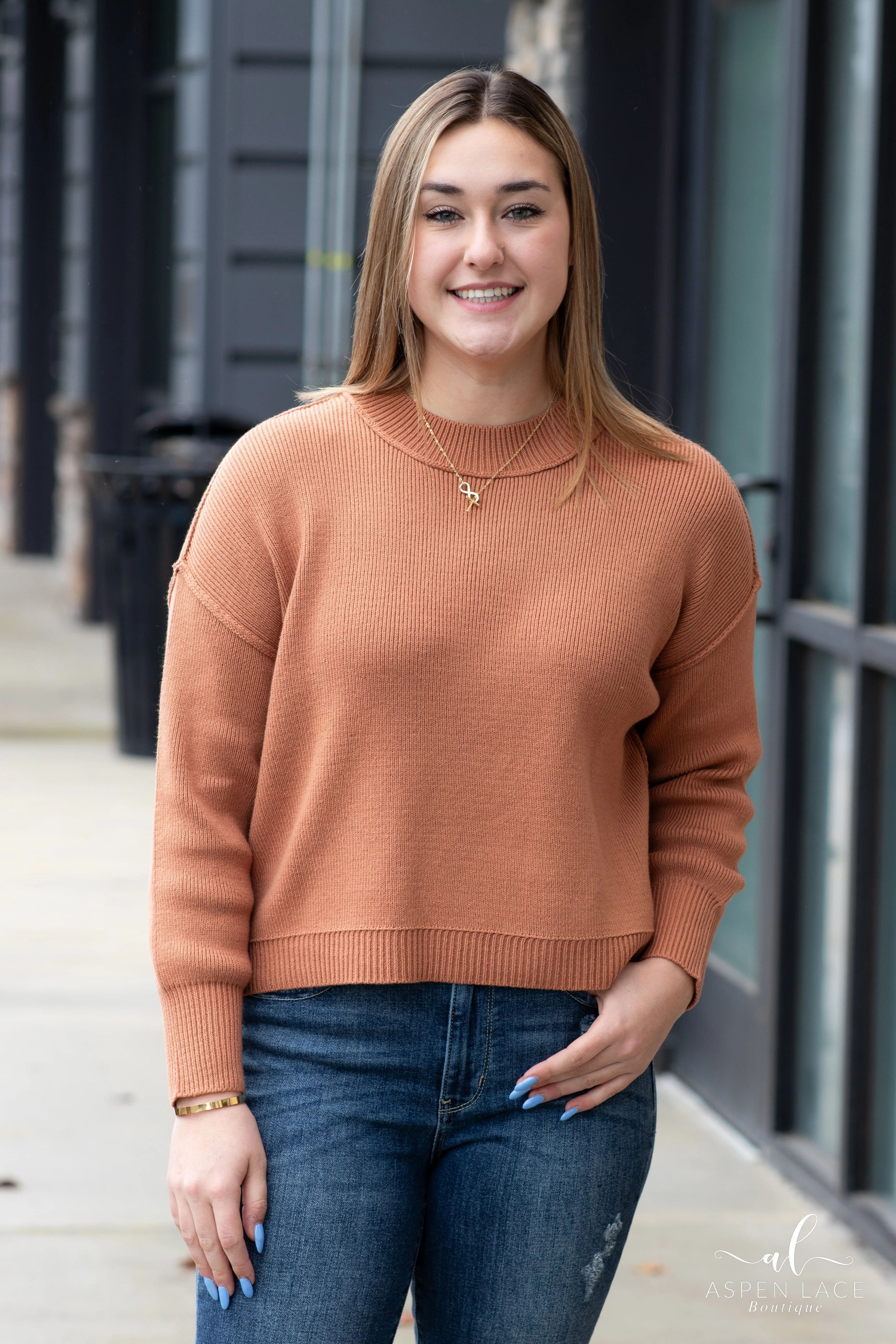 Harper Sweater (Apricot)