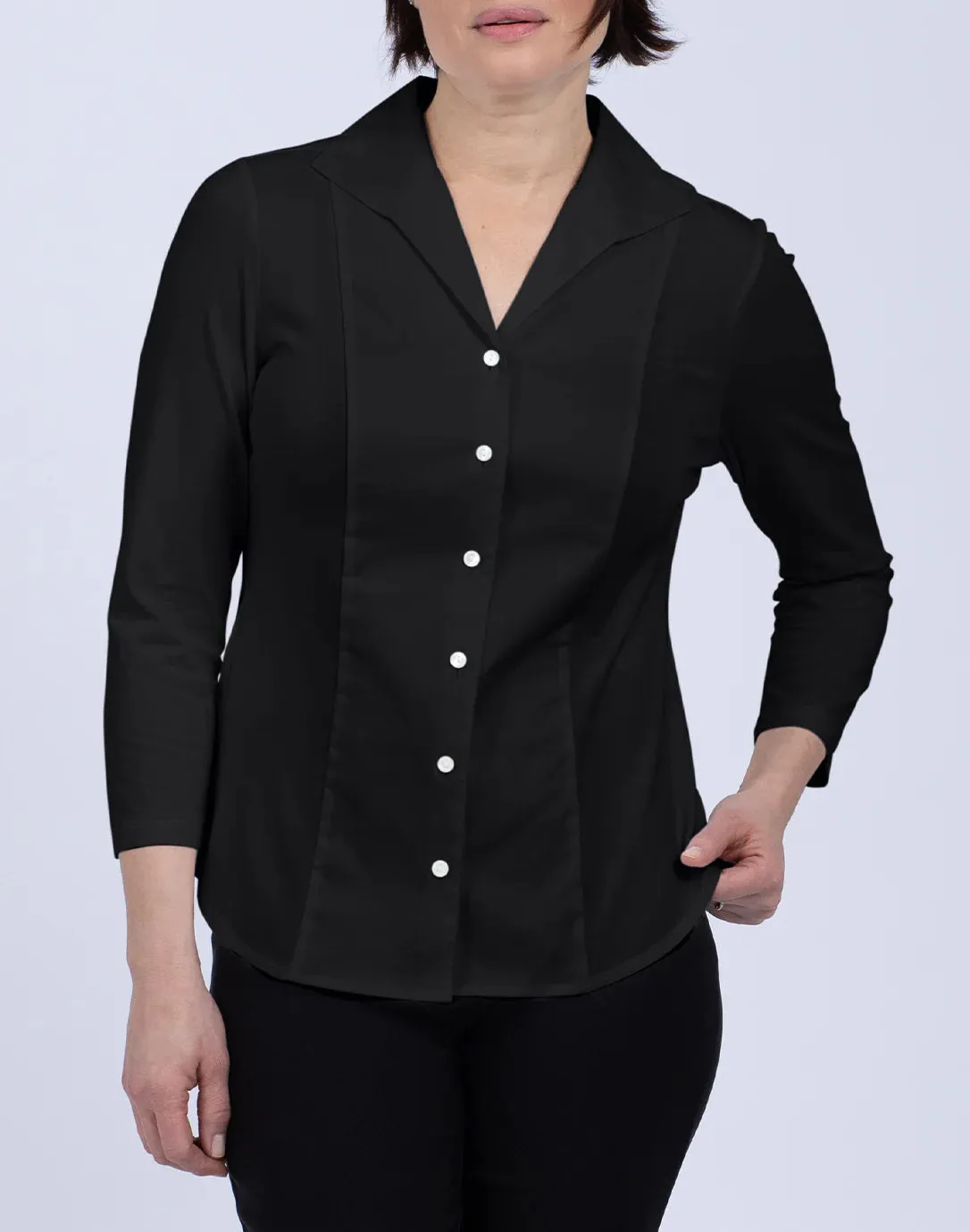 HINSON WU - DONNA 3/4 SLEEVE TOP