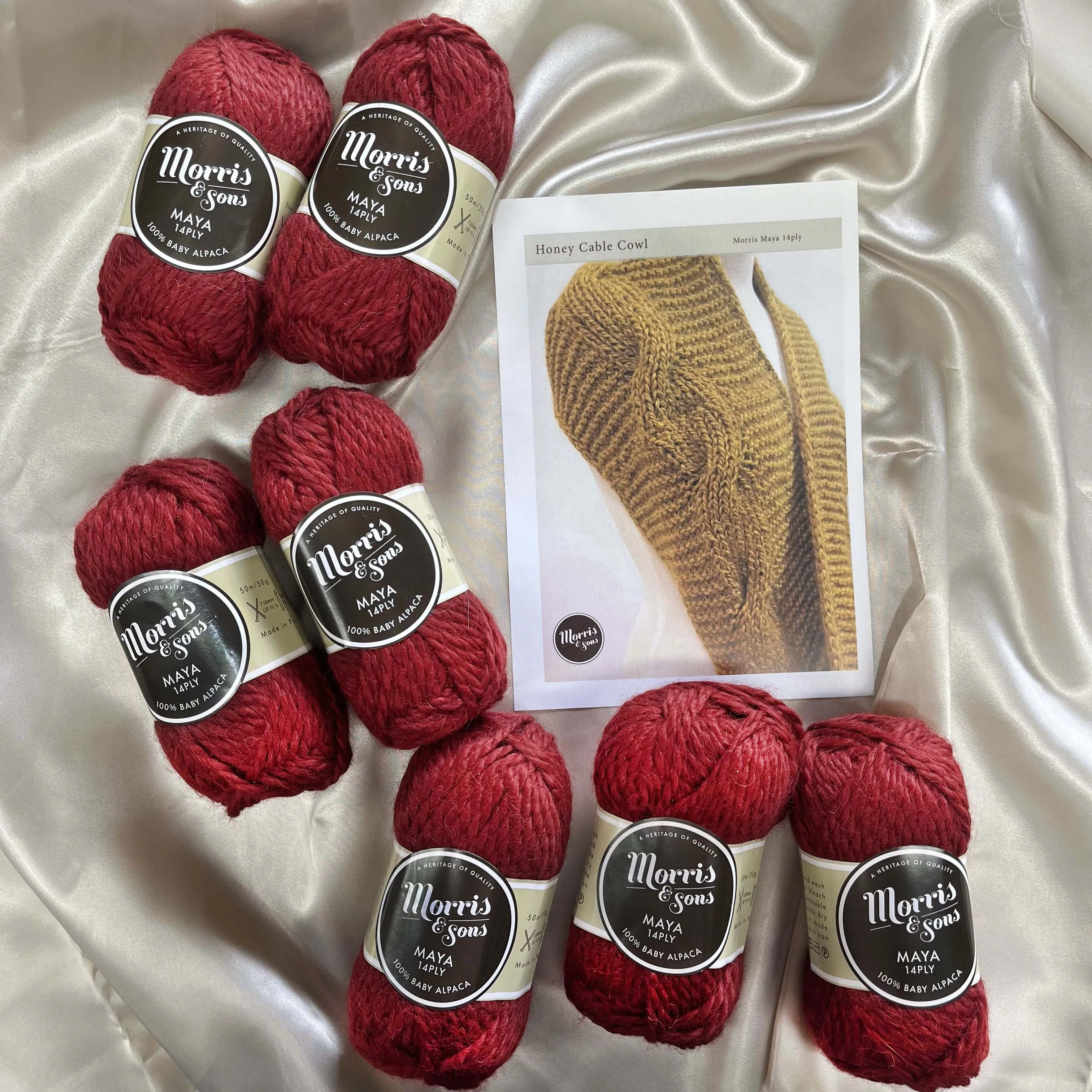 Honey Cable Cowl Kit (Yarn Pattern)