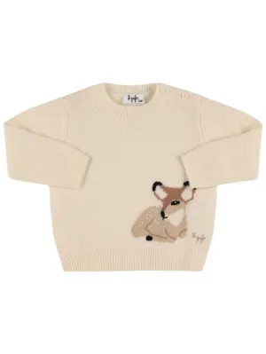Il Gufo   Jacquard wool knit sweater 
