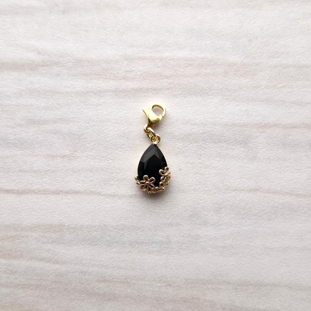 Jeweled Flower Basket Charm