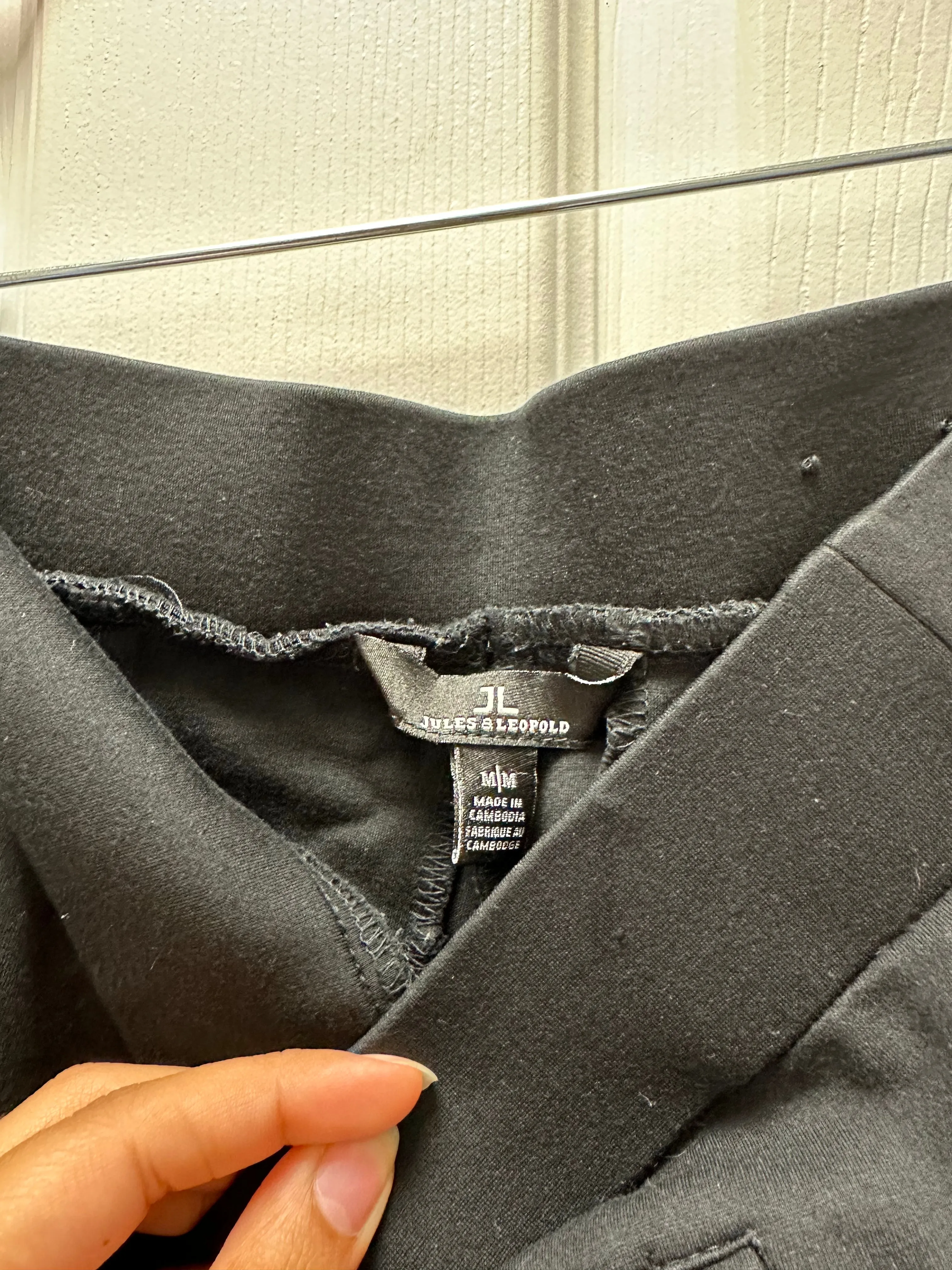 Jules & Leopold Sz M Black Pants