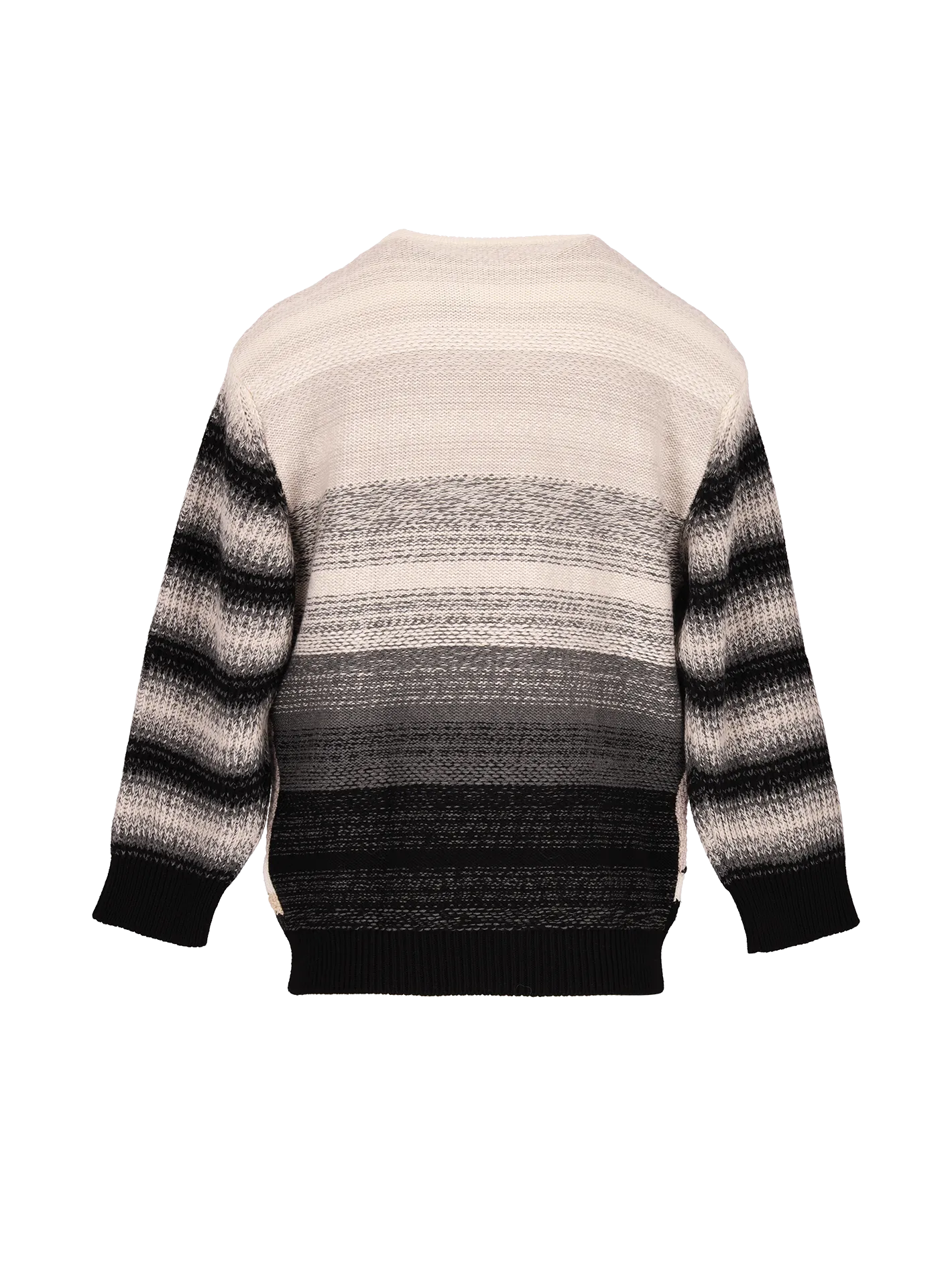 kind intarsia wool and cotton-blend sweater