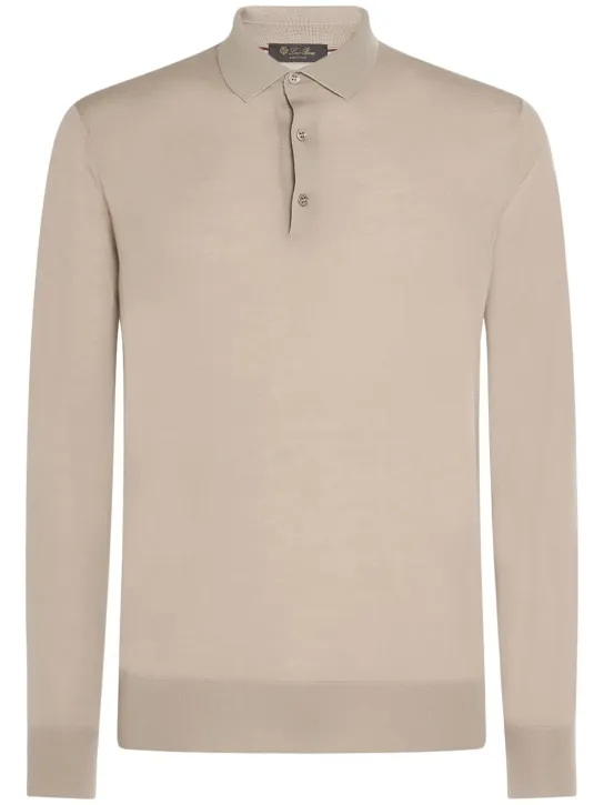 Loro Piana   Fine Wish wool knit polo 