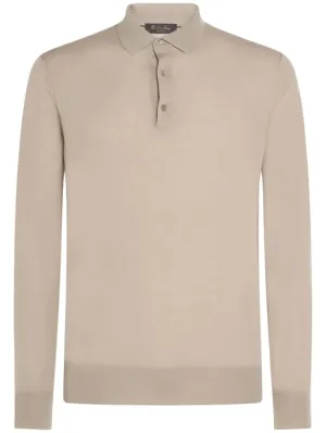 Loro Piana   Fine Wish wool knit polo 
