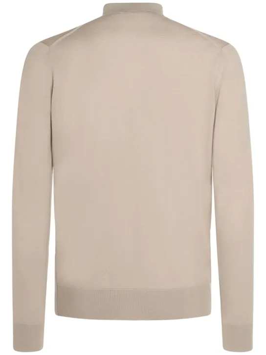 Loro Piana   Fine Wish wool knit polo 