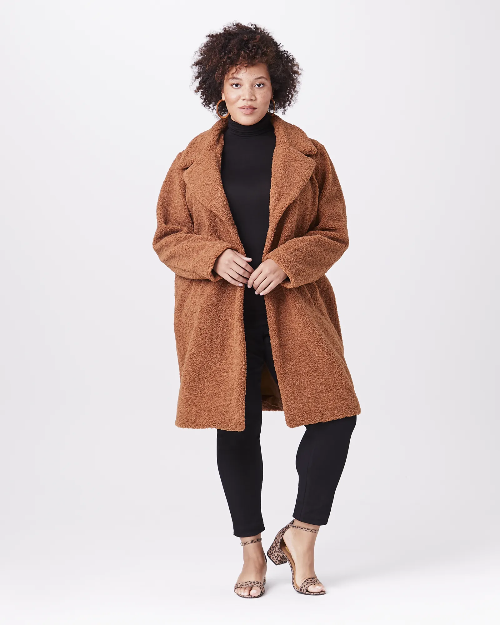 Margaret Oversized Coat | Brown