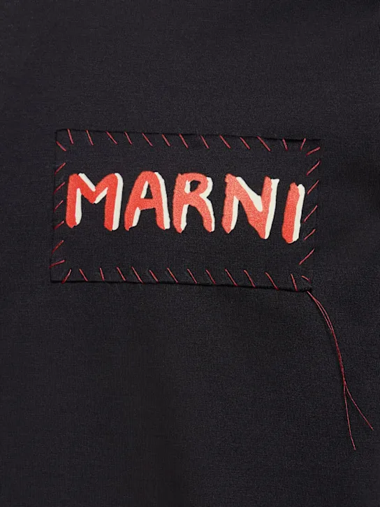 Marni   Plain cotton knit t-shirt 