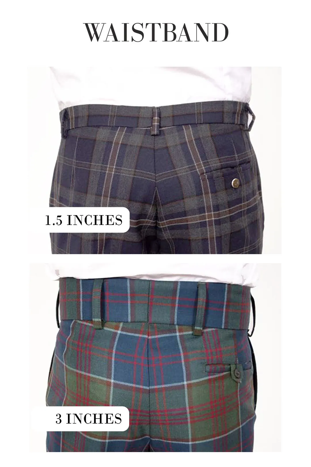 Mens Tartan Trousers