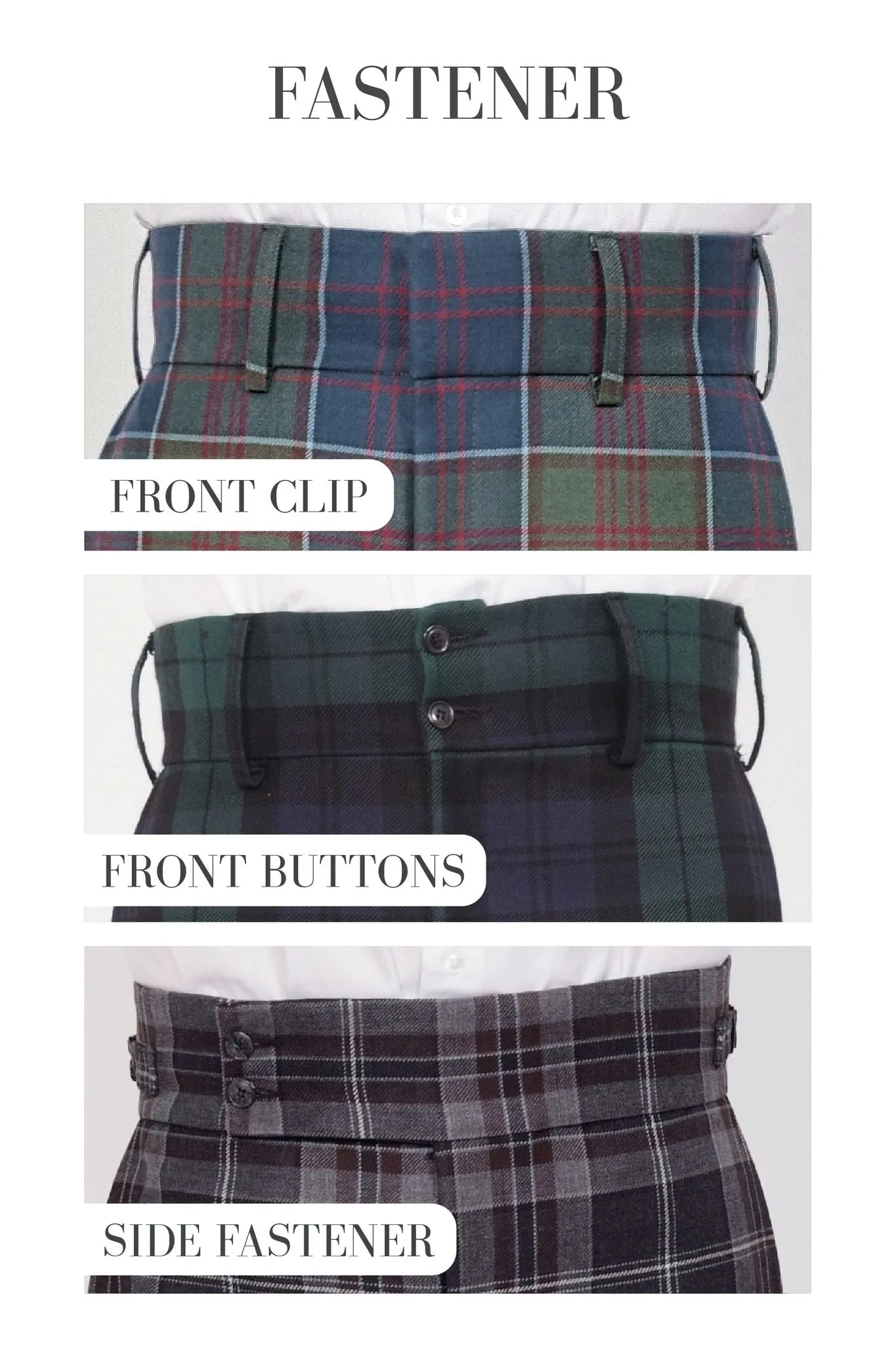 Mens Tartan Trousers