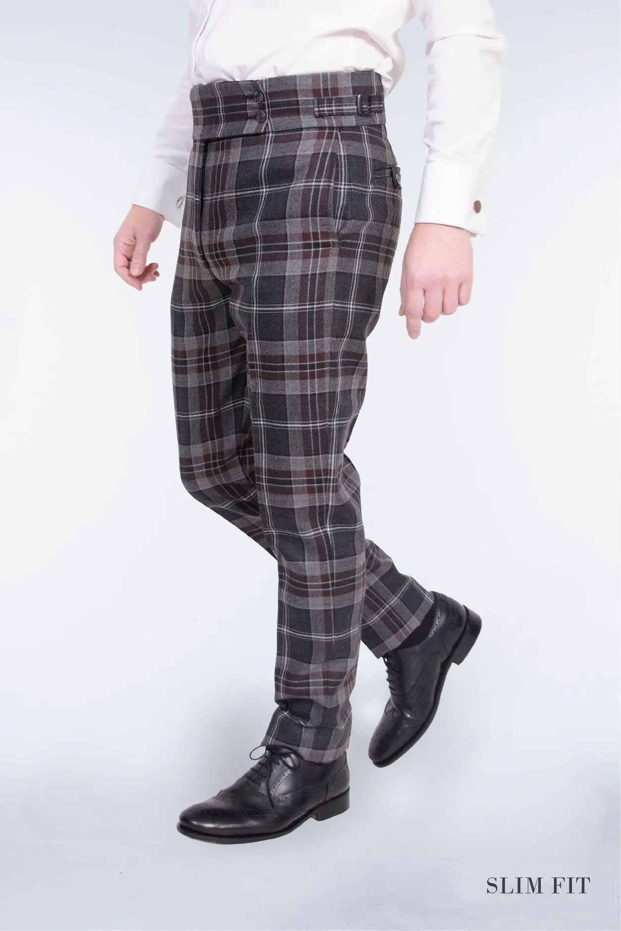 Mens Tartan Trousers