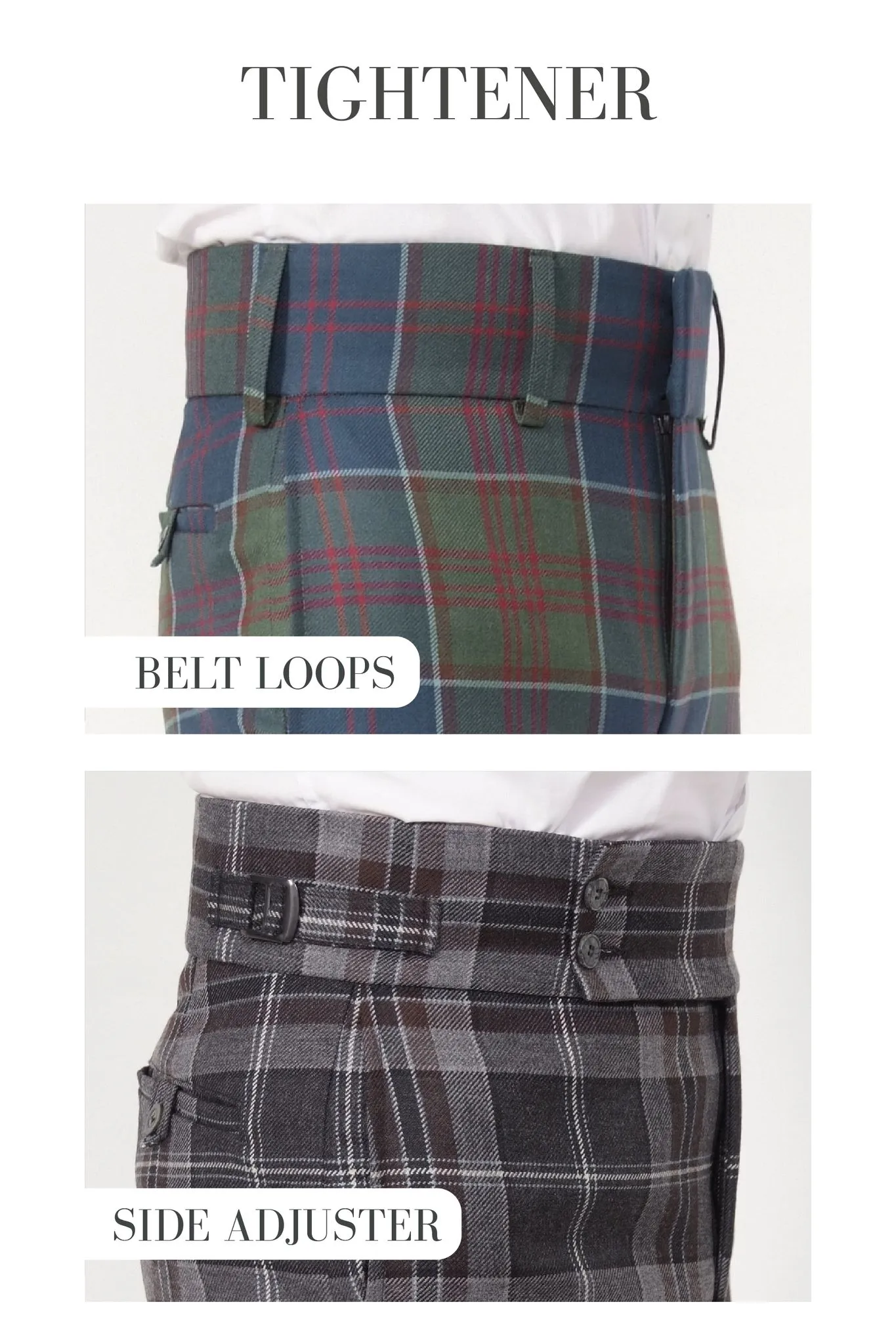 Mens Tartan Trousers
