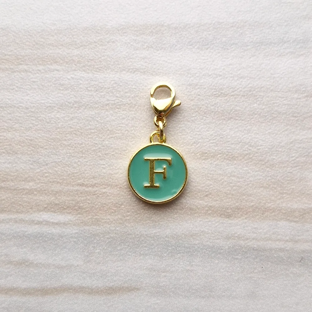 Mint Letter Charm
